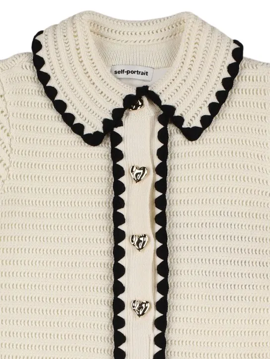 Self-portrait   Cotton blend crochet dress 