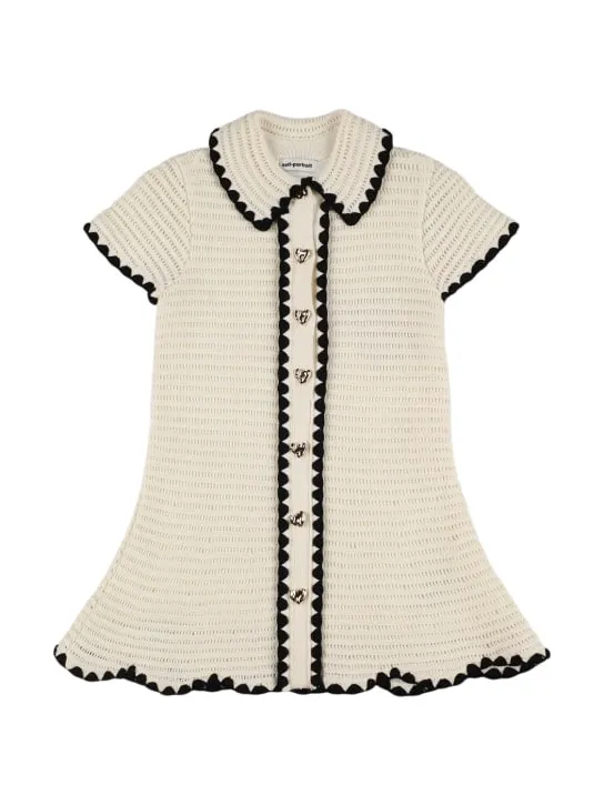 Self-portrait   Cotton blend crochet dress 