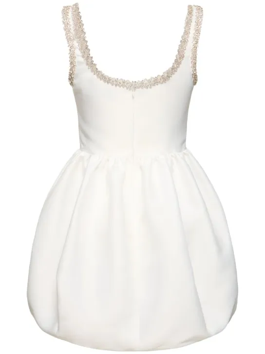 Self-portrait   Embellished taffeta mini dress 