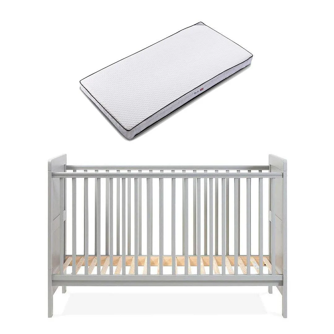 Silver Cross Devon Cot Bed - Grey