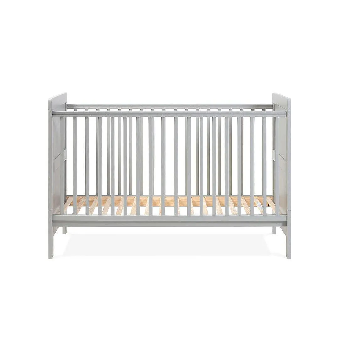 Silver Cross Devon Cot Bed - Grey