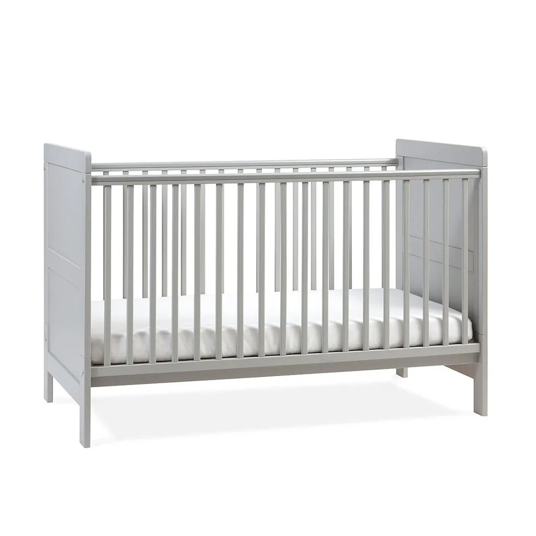 Silver Cross Devon Cot Bed - Grey
