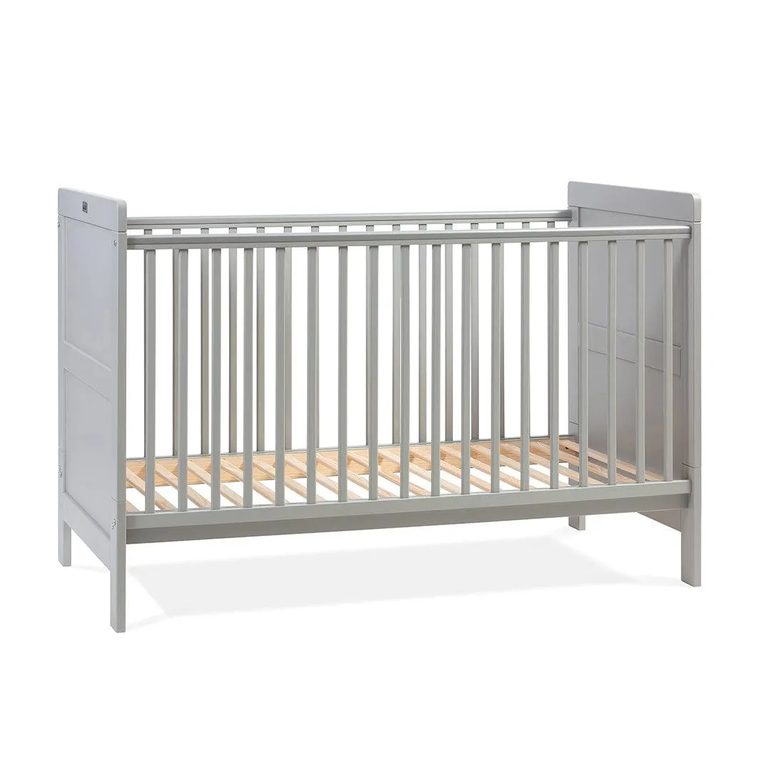 Silver Cross Devon Cot Bed - Grey