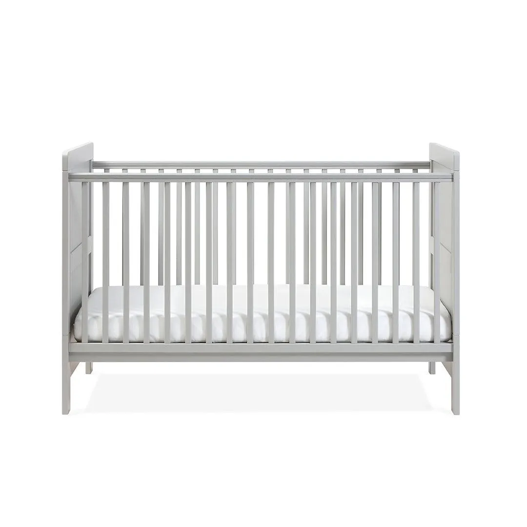 Silver Cross Devon Cot Bed - Grey