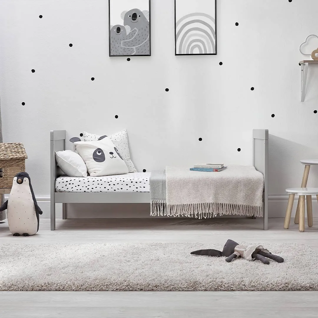 Silver Cross Devon Cot Bed - Grey