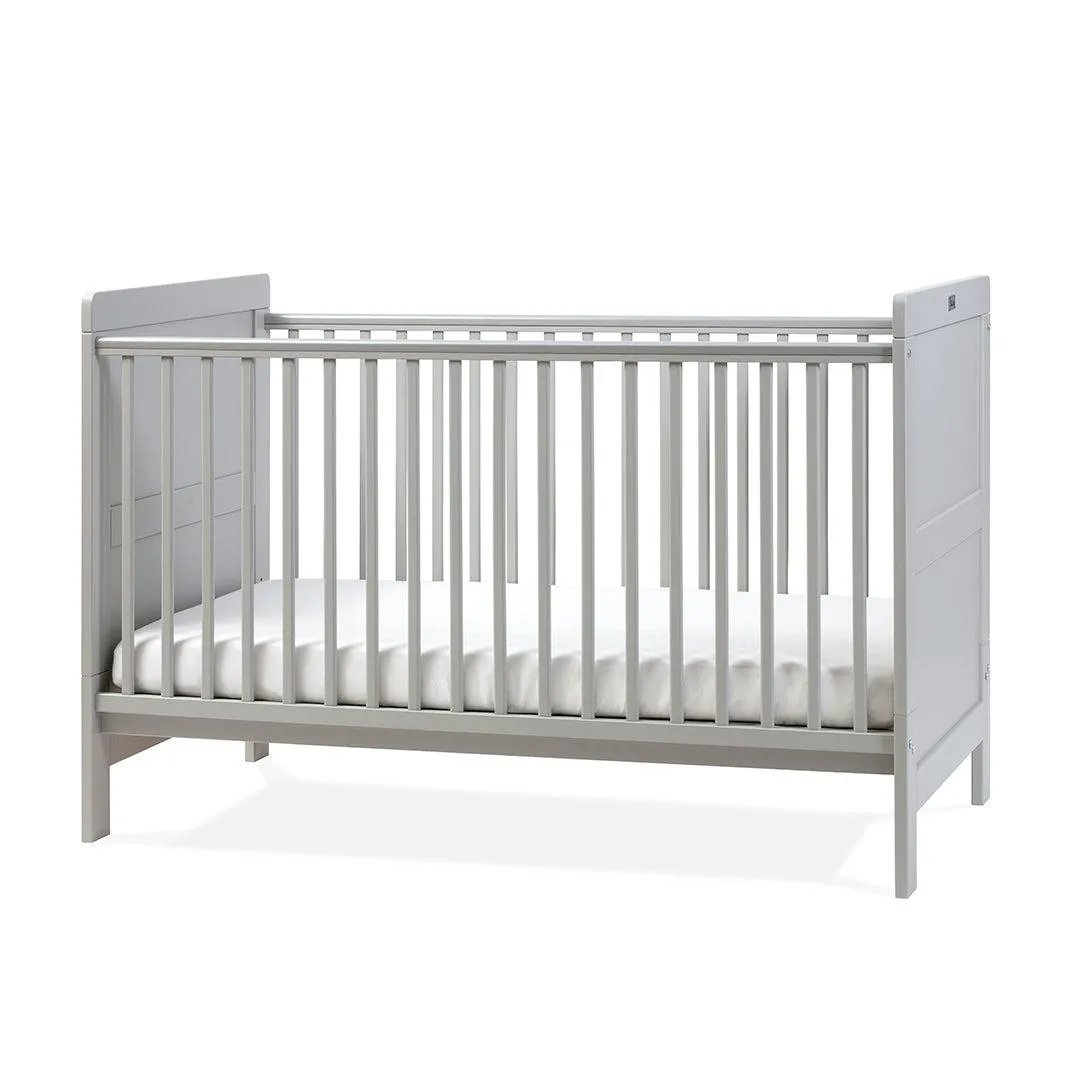 Silver Cross Devon Cot Bed - Grey