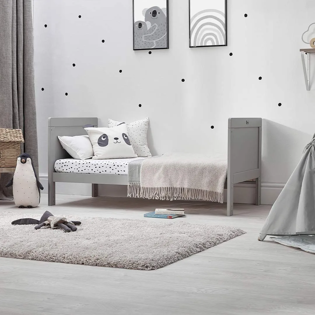 Silver Cross Devon Cot Bed - Grey