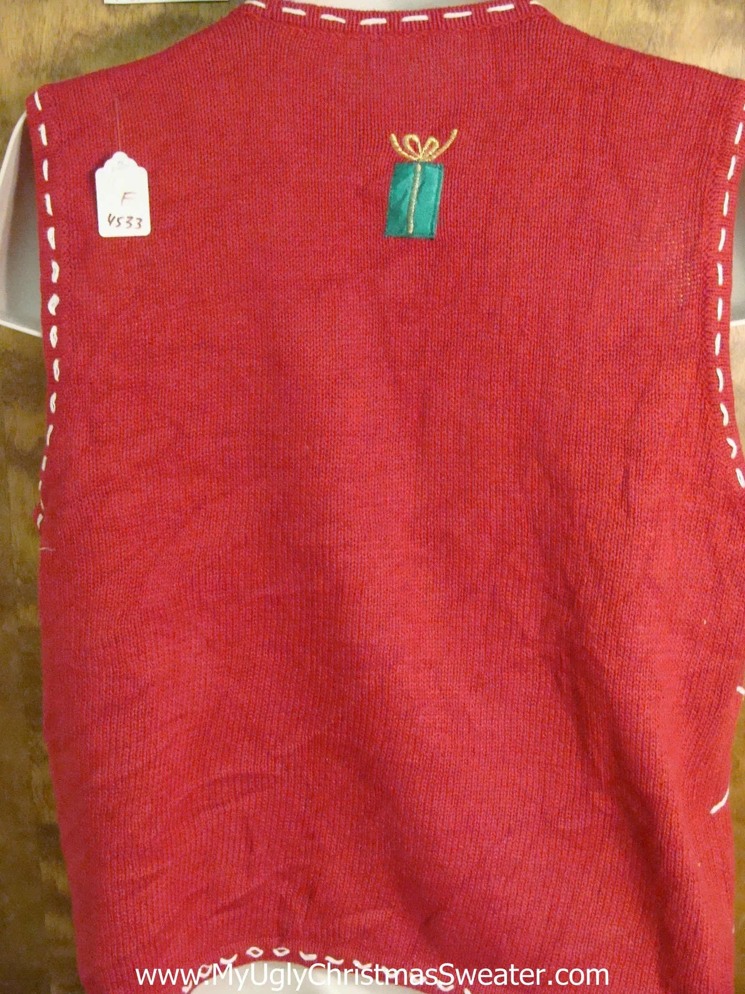 Skating Penguins Bad Christmas Sweater Vest
