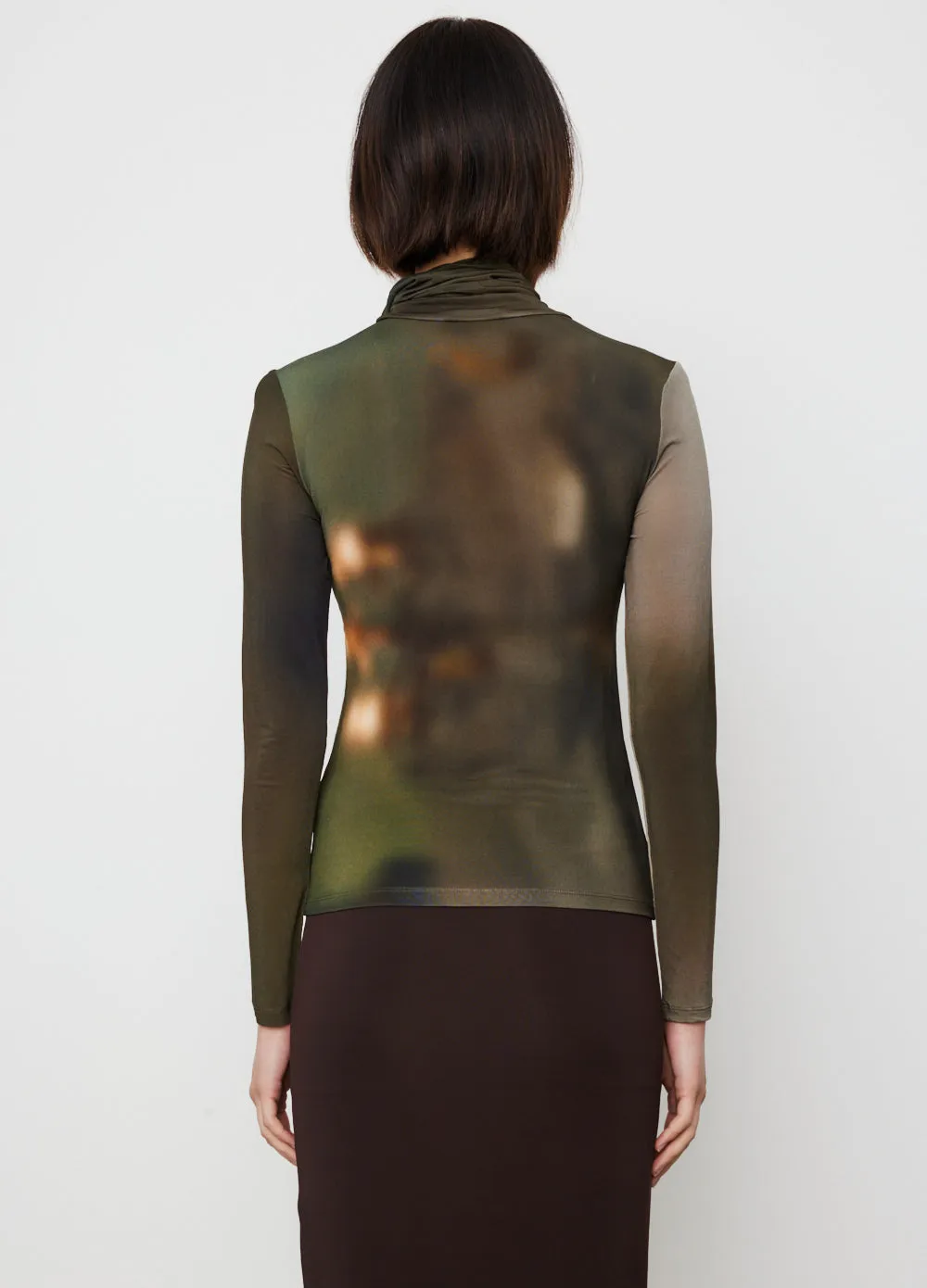 Skirt Turtleneck Top