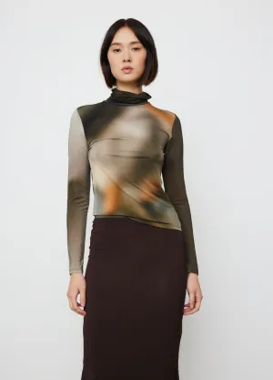 Skirt Turtleneck Top