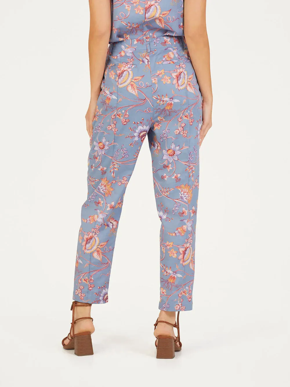 Spring Floral Tencel Pant