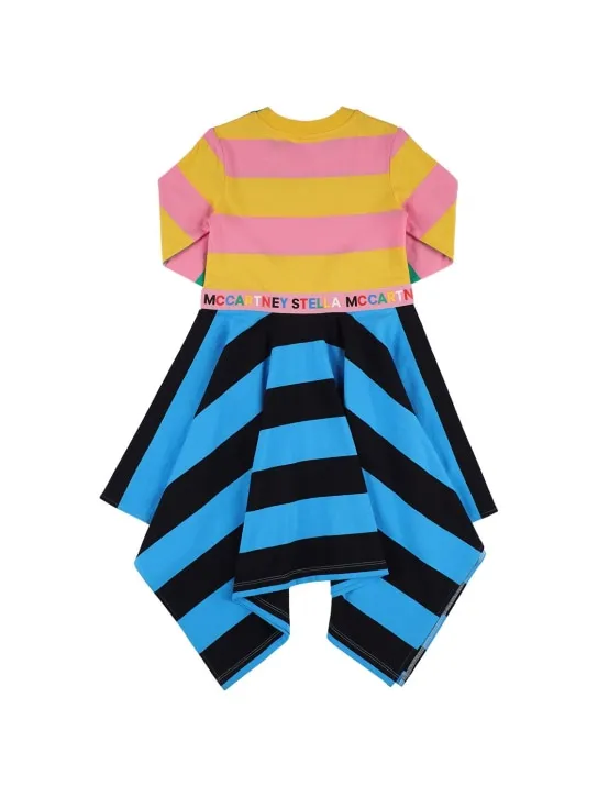Stella McCartney Kids   Striped organic cotton dress 