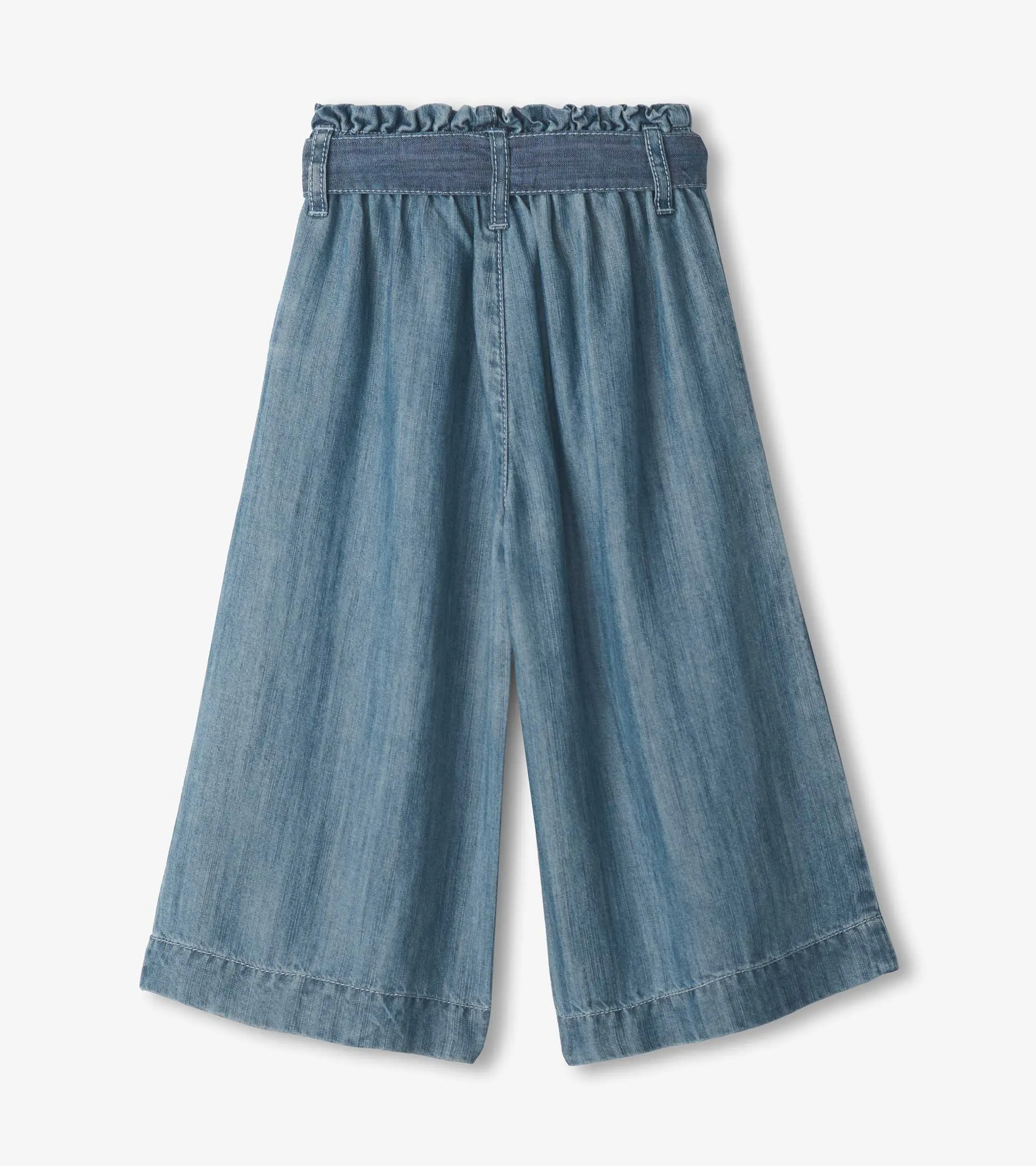 Tencel Cropped Paperbag Pants