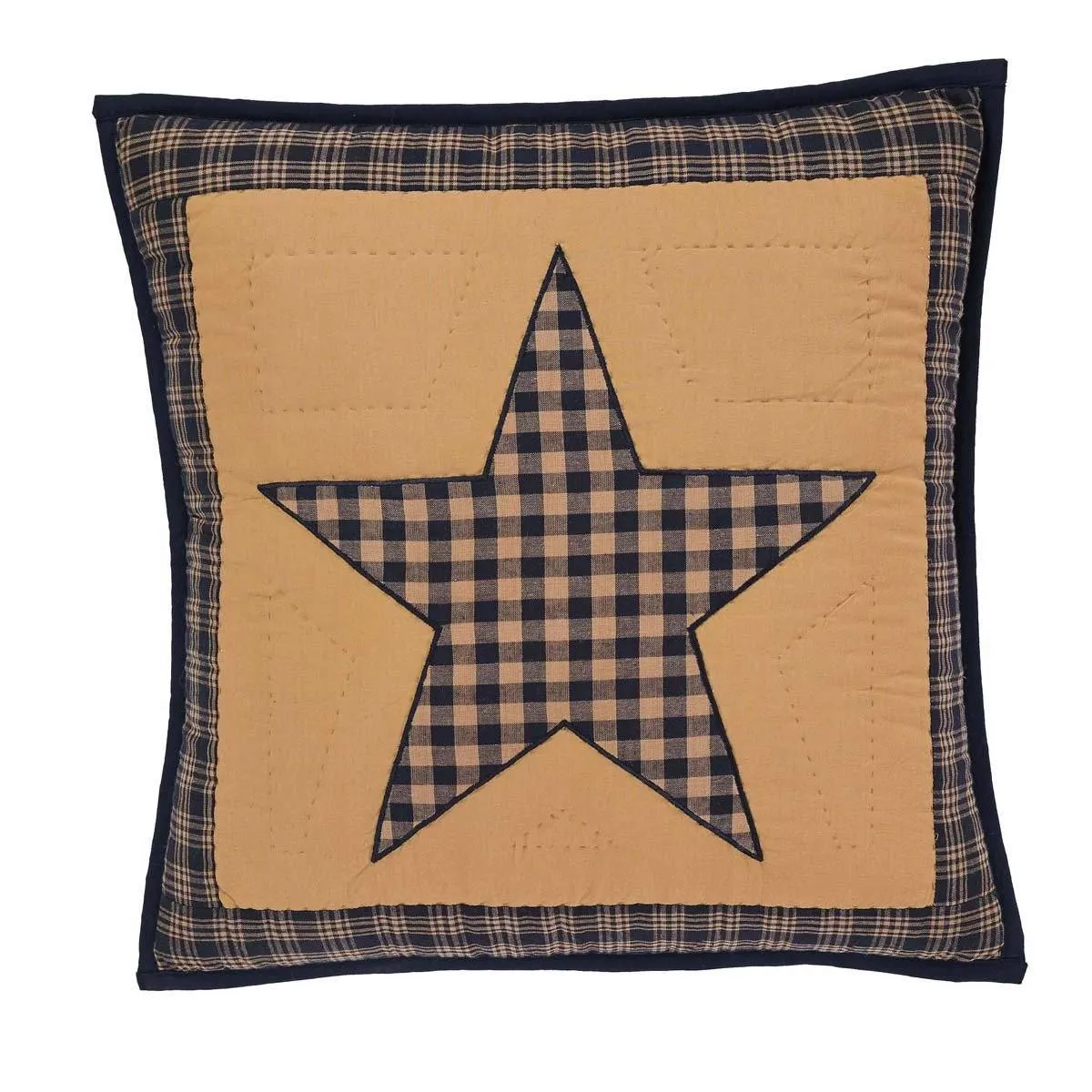 Teton Star Quilted Pillow 16" Filled