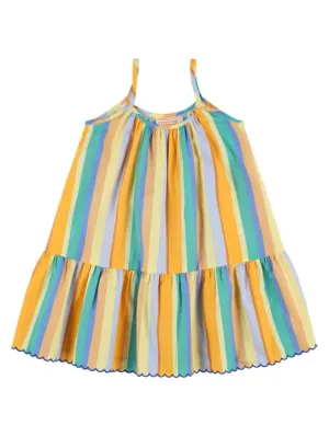 Tiny Cottons   Striped print organic cotton dress 