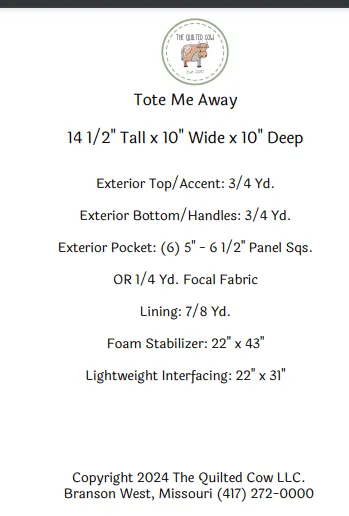 Tote Me Away