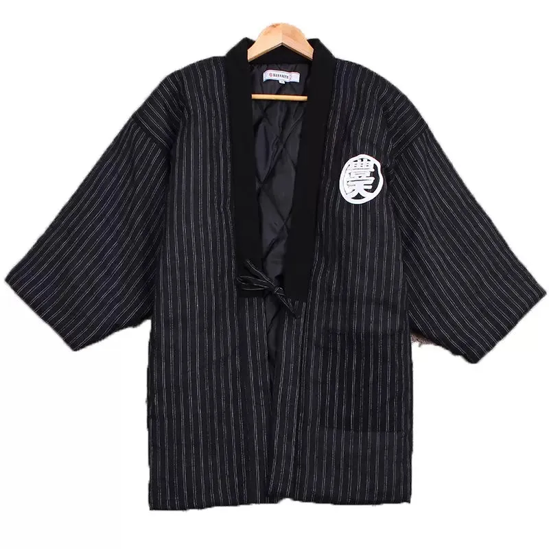 Traditional Quilted Cotton Hanten Winter Coat