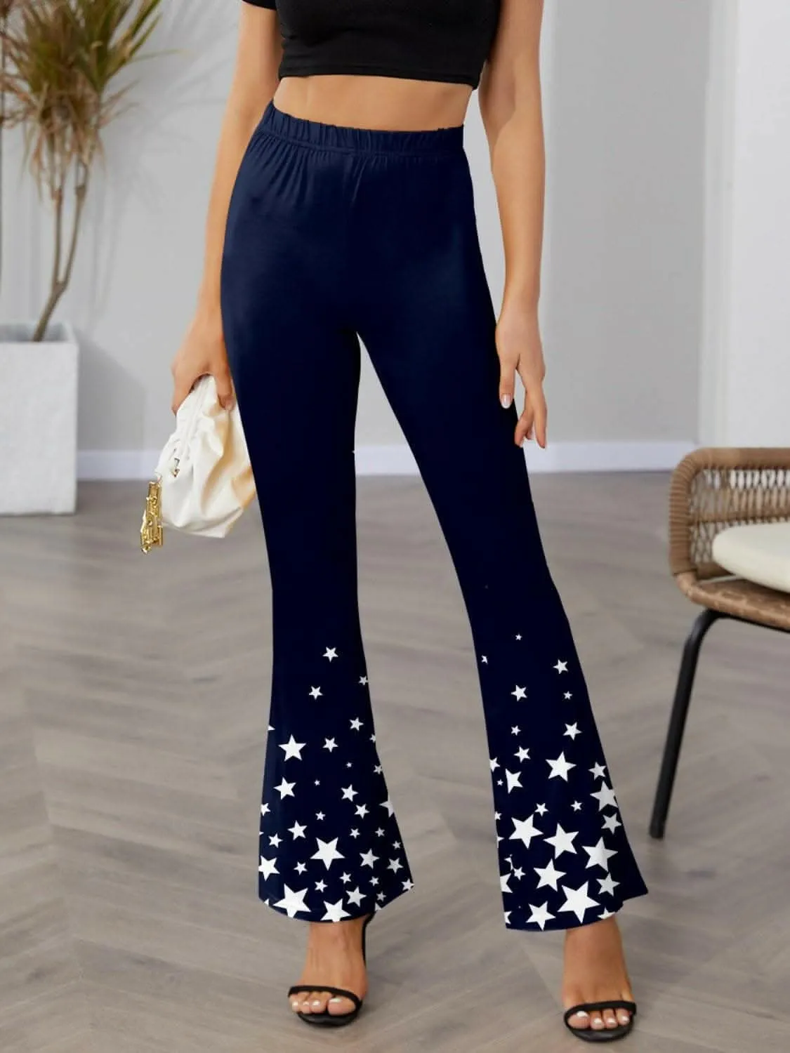 Twinkle flared elastic pants