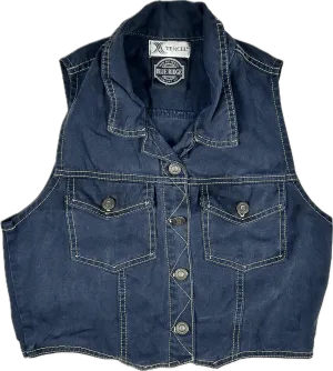 Vintage 90s Aussie Made Blue Ridge Ladies Tencel Waistcoat
