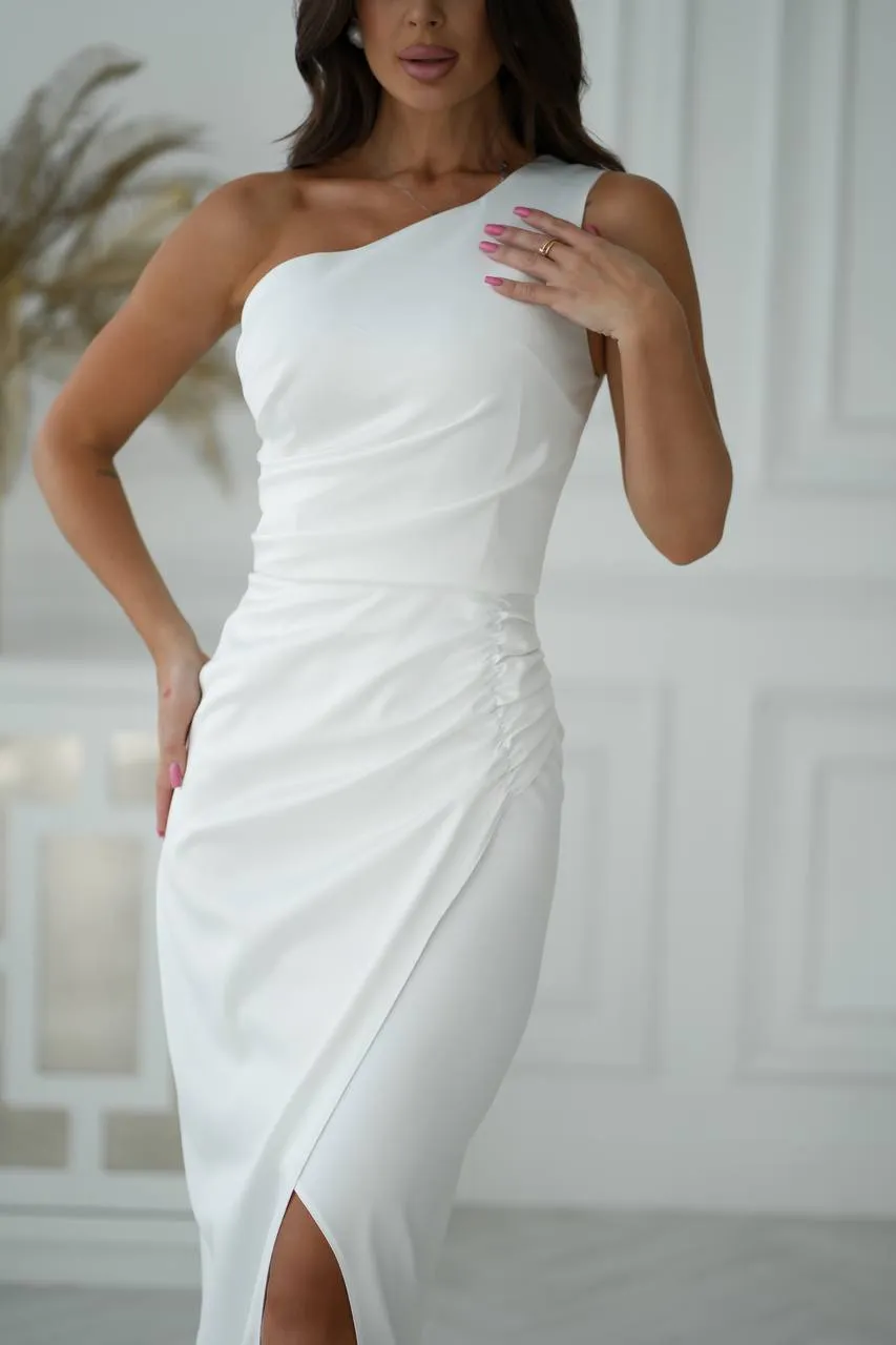 White maxi dress “Serena”